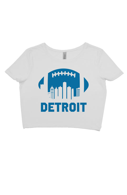 Detroit Football crop tee