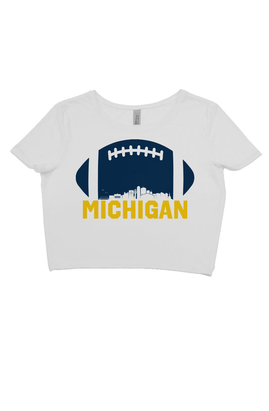 U of M Crop Top | Michigan Football Crop Top | Cute Fan Apparel