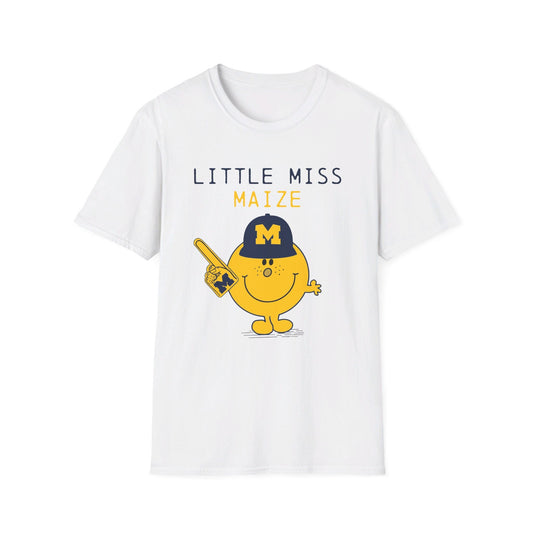 Little Miss Maize | Michigan Football | Unisex Shirt | Cute Sunday Football Tee | Retro Game Day