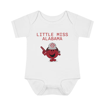 Baby Onesie, little miss alabama Alabama football fan baby gift - Infant Romper, Toddler Shirt, Cute Infant Outfit, Crimson Tide Baby